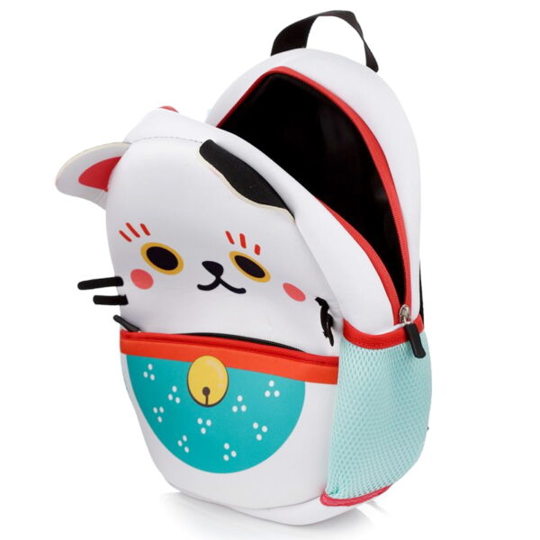 Plecak z neoprenu - kot szczęścia Maneki Neko