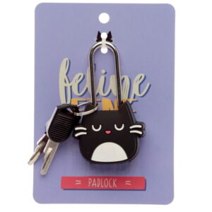 Kłódka na bagaż - Kot Feline Fine czarny