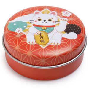 Balsam do ust w puszce Kot Maneki Neko - Cherry Blossom