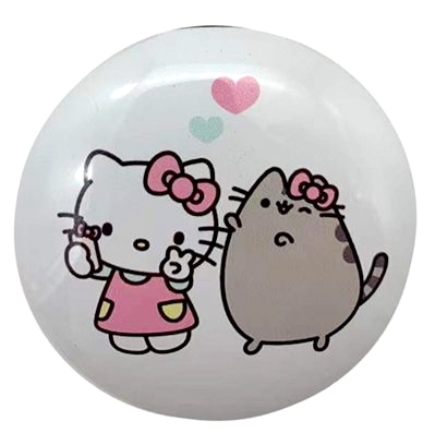 Lusterko składane Hello Kitty i Kot Pusheen - wzór 1